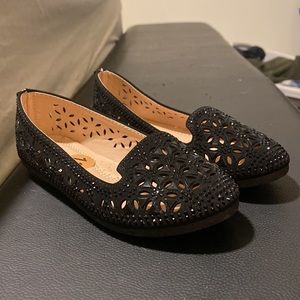 Link Comfort Suade Bedazzled Flats, Toddler Size 12